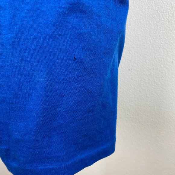 Vtg Souvenir Blue T-Shirt "Celebrations Portuguese Discoveries" Text Compass SM - Picture 5 of 9